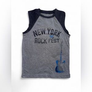 Urban Pipeline Boys S Rock Fest 96 Graphic Tank Heather Gray
